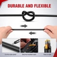 thumbnail image 6 of Nilight 50FT 18 Gauge 3 Conductor Electrical Wire Tinned Oxygen Free Copper Red Black Yellow 3 Wires Parallel 600V DC Flexible PVC Case Extension Cords for LED Strips Lamps Lighting, 6 of 9