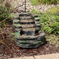 thumbnail image 6 of Sunnydaze Shale Falls Polyresin Outdoor Water Fountain with Lights, 6 of 16