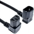 thumbnail image 6 of Toptekits 2ft/60cm C14 to C13 PDU Power Supply Extension Cord,90-Degree Down Angle IEC 320 C14 to 90-Degree Down Angle IEC 320 C13 Power Plug Converter Adapter Cable Cord (2ft/0.6m), 6 of 7
