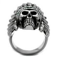 thumbnail image 2 of Anillo Color Plata Para Hombres de Acero Inoxidable Calavera de Indio, 2 of 4