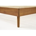 thumbnail image 4 of OkiOki Mid-Century Natural Stained Wood Bed Set, King, 4 of 10
