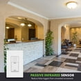 thumbnail image 4 of TOPGREENER Motion Sensor Light Switch Dimmer, Electronic Dimmer with PIR Motion Sensor, Occupancy & Vacancy Modes, 150W LED/CFL, Single-Pole, UL Listed, TDODS5-120, White, 4 of 5