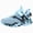 Sky Blue, variant on NOLDARES Boys Athletic Sneakers with Hook & Loop Closure - Lightweight Breathable Knit Mesh Running Shoes for Kids,School Sports Play(Dark Green,5)