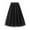 Black, variant on Women's Ruffle Mesh Vintage Calf Length Skirt - High Waist A Line Pleated Tutu Skirt (M-L Sizes)