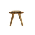 thumbnail image 6 of Contemporary Home Living Backless Banana Woven Rectangular Bench - 48" - Brown, 6 of 8