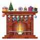 thumbnail image 2 of PVC autoadhesivo Navidad calcetines chimenea pared pegatina puerta vidrio ventana calcomanía Likrtyny 3sw9ly0cm1md8wn2, 2 of 9