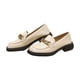 thumbnail image 1 of Jumpingount Mocasines con cadena de Metal británica para mujer, zapatillas antideslizantes a la moda, resistentes al desgaste, regalo exterior, Calzado Albaricoque, 1 of 6