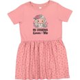 thumbnail image 3 of Inktastic Grandma Loves Me Granddaughter Angel Girls Toddler Dress, 3 of 5