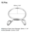 thumbnail image 2 of 15 Pcs Fuel Line Hose Tubing Spring Clips 24mm Water Pipe Spring Clip Clamps for Motorcycle Scooter ATV, 2 of 6