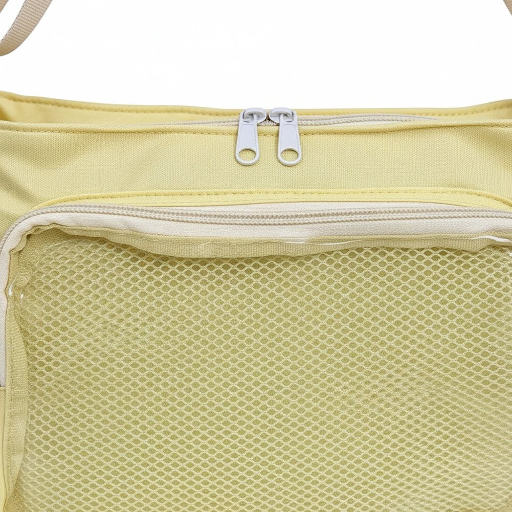 Hzzsbu Large Ita Messenger Bag Transparent Pin Display Crossbody