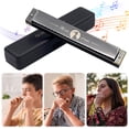 thumbnail image 6 of BLEEUS 24 Holes Portable Harmonica C Key Standard Harmonica Party Favors (Black) Musical Instruments Supplies (Black), 6 of 9