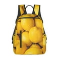 thumbnail image 1 of Balery Ripe Yellow Lemon Mochila ligera para hombre y mujer: duradera e impermeable, ideal para la escuela, el trabajo, viajes y uso diario., 1 of 7