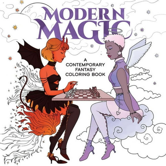 Dover Adult Coloring Books Modern Magic: A Contemporary Fantasy Coloring Book, (Paperback)