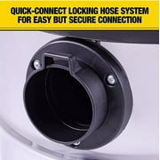 Stanley 6 Gallon Wet/Dry Vacuum 5.0- Peak HP Stainless Steel