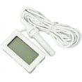 thumbnail image 2 of 2-In-1 Built-In Digital Lcd Thermometer Hygrometer With External For Poultry Aquarium Reptile Incubator - White, 2 of 5