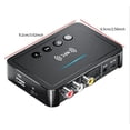 thumbnail image 4 of Receptor Bluetooth,Adaptador de transmisor de receptor inalámbrico Bluetooth,Receptores de audio TV PC Sistema de sonido doméstico Coche,Control Remoto Baja Latencia Audio Estéreo, 4 of 9