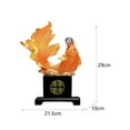 thumbnail image 3 of Camino de mesa decorativo con escultura de , estatua de animal, figura de carpa de resina artesanal, adorno festivo moderno, ideal como regalo de N, 3 of 8