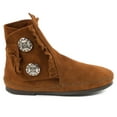thumbnail image 2 of Minnetonka Women's Suede Two Button Hardsole Boot, 2 of 3