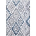 thumbnail image 1 of Dynamic Rugs MO461669115 3 ft. 6 in. x 5 ft. 6 in. Mosaic 1669 Rectangle Contemporary Area Rug - 115 Cream, Grey & Blue, 1 of 1