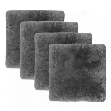 

Medical Classic Sheepskin Chair Pad | 4-Piece | Grey | 17 x17