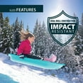 thumbnail image 6 of Lifetime 48 inch Premium Snow Sled 2-Pack, Aqua Blue (91141), 6 of 14