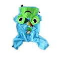 thumbnail image 4 of For SMALL Pet Cat Dog Raincoat Jumpsuit Rain Coat One Piece BLUE sz S (Length 11", chest up to 14"), 4 of 4