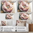 thumbnail image 4 of Designart Pink And Gold Poppy Flowers I Canvas Wall Art, 4 of 5