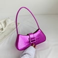 thumbnail image 4 of Bolsa De Hombro Bolso De Mujer 2023 Patrón De Cocodrilo Hobo Bag Shiny Female Clutch (Rose Red) Likrtyny Para Estrenar, 4 of 6
