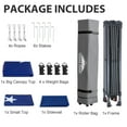 thumbnail image 5 of EAGLE PEAK 13x13 Pop up Outdoor Canopy Tent Instant Folding Shelter with One Privacy Curtain,American Flag, 5 of 9