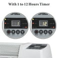 thumbnail image 6 of Optimus Electric 30" Baseboard Convection Heater w/Digital Display and Thermostat, HEOP3603, 6 of 7