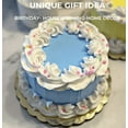 thumbnail image 2 of DEZICAKES Fake Ckae Blue Birthday Cake Prop Decoration Dezicakes, 2 of 4