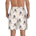 thumbnail image 3 of Kdxio Hippos Driving A Car Pattern Mens Casual Shorts - Drawstring Summer Beach Sports Shorts for Men, 3 of 5