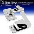 thumbnail image 3 of Distinctive 4-8, 6-8 and 8-8 Inch Wide Rolled Hem 3-Piece Hemmer Sewing Foot Package - Fits Low Shank Snap-On Machines, 3 of 4