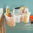 thumbnail image 4 of Sterilite Bath Caddy with 5 Compartments, Large, Clear, 4 of 5