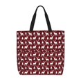 thumbnail image 1 of Fotbe Christmas And New Year Bolsa Tote con Estampado para Mujer, Bolsos con Cremallera, Bolsa de Hombro Casual de Gran Capacidad con Bolsillos Internos, 1 of 7