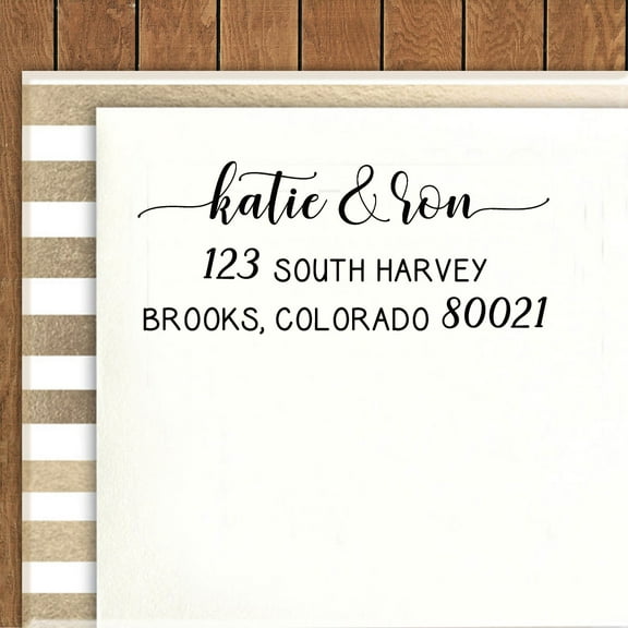 Printtoo Custom Return Address Stamp Personalized Self Inking Rubber Stamp Stationary Gift