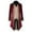 Red, variant on IROINNID Mens Trench Coat Casual Gothic Coat Printed Steampunk Medieval Tailcoat Uniform Lapel Coat,Blue