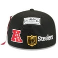 thumbnail image 4 of Men's New Era x Alpha Industries  Black Pittsburgh Steelers 59FIFTY Fitted Hat, 4 of 5