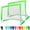 Bright Green, variant on GoSports Team Tone 4 ft x 3 ft Portable Soccer Goals for Kids - Set of 2 Pop Up Nets for Backyard - Yellow