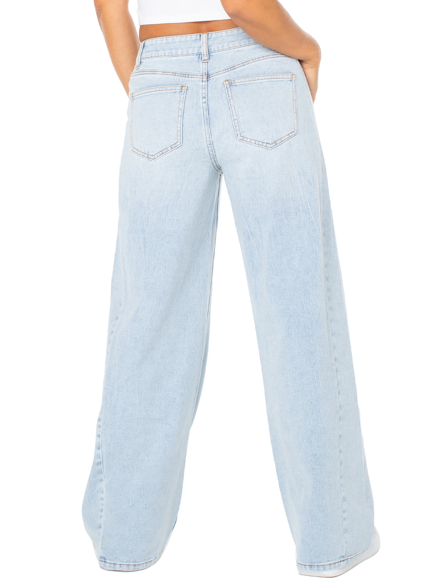 Celebrity Pink Wide Leg Trouser Pocket Jean