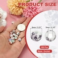 thumbnail image 2 of Uxcell 150 Pcs Cuentas de Cerámica para Hacer Joyas, Cuentas de Porcelana Impresas de 8mm Hechas a Mano para Suministros de Beading para Aretes, Collares, Pulseras, Manualidades DIY, Púrpura Orquídea, 2 of 6