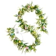 thumbnail image 3 of 6FT Pastel Easter Egg Garlands for Mantle with Lights, Artificial Colorful Spring Easter Garland with Flowers & Eggs for Home Window Wall Holiday Party Easter, 3 of 5