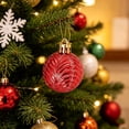 thumbnail image 5 of Fabric Christmas Ball Ornaments Shatterproof Hanging Decor Balls for Xmas Tree Wreath Garland Holiday Decoration, 5 of 5