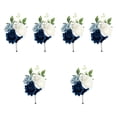 thumbnail image 4 of 6x BOUTONNIER BOUDAL Bridal Bridegroom Boutonnenes Rosages de moda para la boda de aniversario de la fiesta del día de San Valentín, 4 of 8