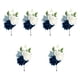 thumbnail image 4 of 6x Boutonniere Rose Rosages Decoración Bridal Bridal Bridegroom Boutonnieres para el aniversario de eventos del Día de San Valentín, 4 of 8