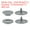 Grey, variant on Uxcell 200 Set Plastic Snaps T5 Round Resin No-Sew Button Fasteners Kit for Clothing Sewing, Red