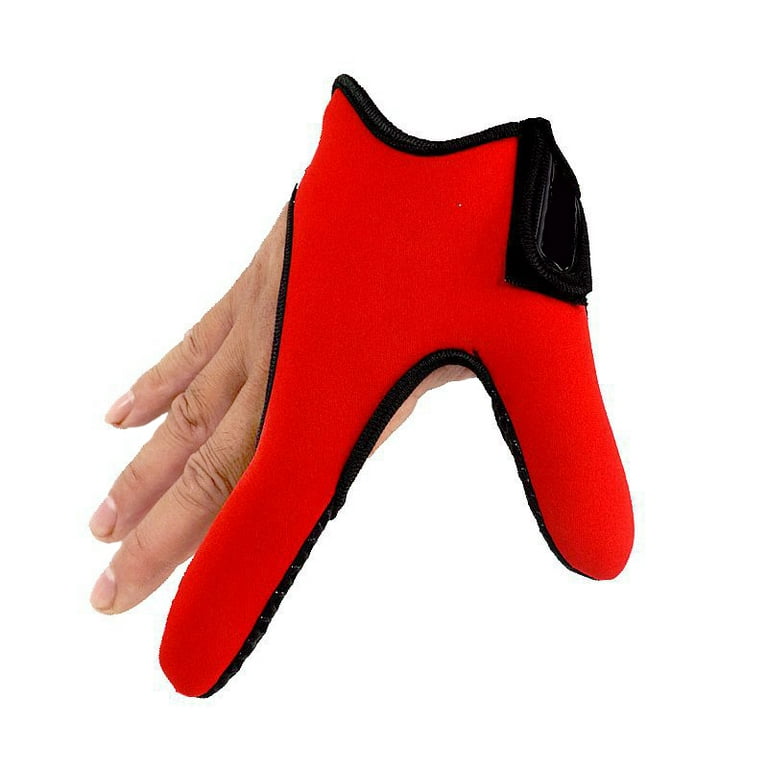 Fishing Glove Left Hand Thumb Index Finger Protect Anti-scratch Anti-slip  Safe Left Right Two Fingers Fishing Gloves
