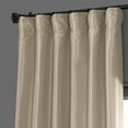 thumbnail image 3 of Antique Beige Blackout Faux Silk Taffeta Curtain (1 Panel), Antique Beige, 50W X 96L, 3 of 6
