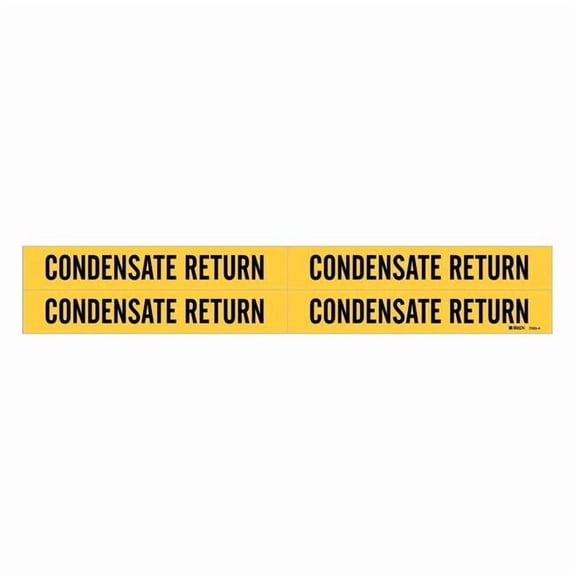 Brady Pipe Mrkr,Condensate Return,3/4to2-3/8In, 7065-4 7065-4