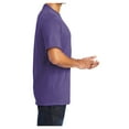 thumbnail image 3 of Mens Core Blend Cotton/Polyester Tee Shirt Purple 6XL, 3 of 6